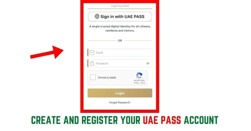 Create and Register your UAE Pass Account